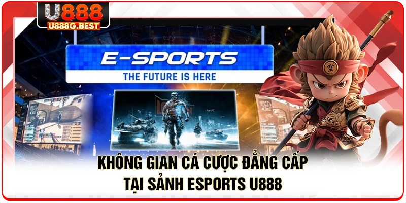 Không gian cá cược đẳng cấp tại sảnh esports U888 